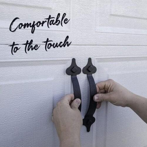 Magnetic Decorative Garage Door Hardware Couch House Double Carriage Door Accents 4 Hinges 2 Handles Decor Kit