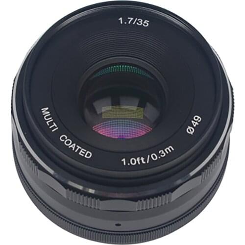 Meike 35mm F1.7 Large Aperture Manual Prime Fixed Multi Coated Focus Lens APS-C