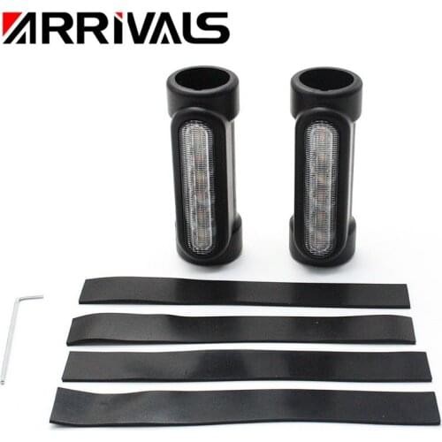 Motorcycle Black Highway Bar light Switchback LED Turn Signal Light Crash Bars for Harley Touring