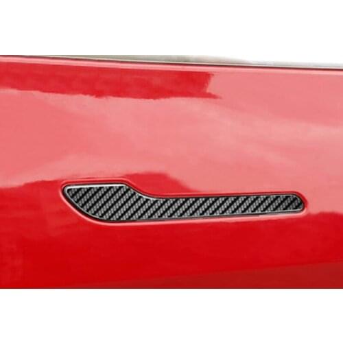 My Good Car Imitation carbon fiber door door handle sticker protective film personality stickers for Tesla model 3