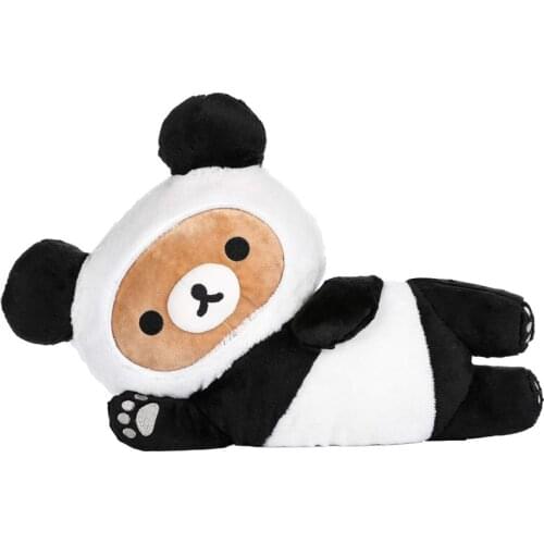 New Cute Rilakkuma Bear Lay down Cos Panda Big Plush Plushie Stuffed Animals Toy Doll Kids Children Christmas Gifts 42cm