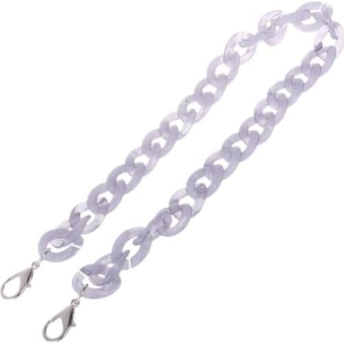 Resin Chain Replacement Handle Shoulder Crossbody Handbag Bag Strap 60-120cm 28GD