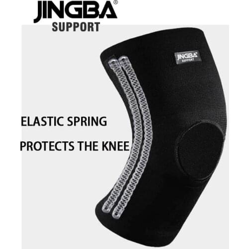 JINGBA SUPPORT Sports Safety protection knee pads volleyball knee support basketball knee protector brace spring support