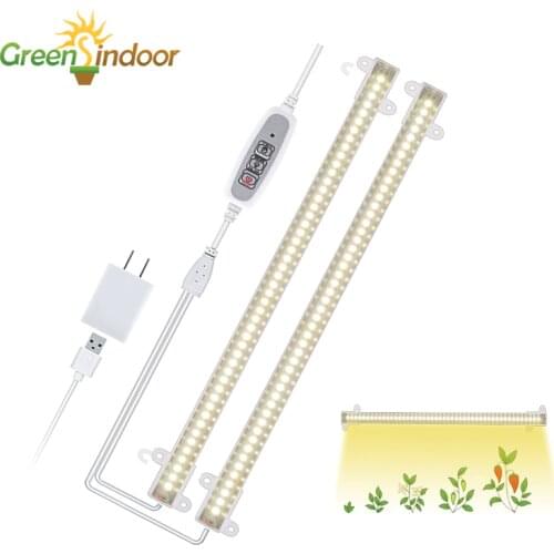 Led Grow Light Strips 20W Phytolamp For Plants White Led Full Spectrum Grow Light Timer Dimmable Bars Indoor Phyto Lamp Growing