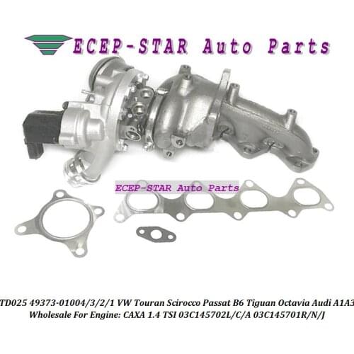 Turbocharger 49373-01003 4937301002 49373 01003 49373-01004 03C145701N For VW Golf VI Golf V For Jetta V Seat Leon CAXA 1.4L TSI
