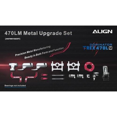 Align Trex 470LM Metal Upgrade Set H47H015XXW Trex 470 Spare Parts RCHelicopter