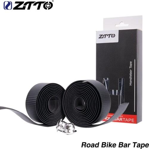ZTTO High Quality Road Bike Bicycle Cycling Vibration Damping Anti-Vibration EVA PU Handlebar Bar Tape Wrap +2 Bar Plug