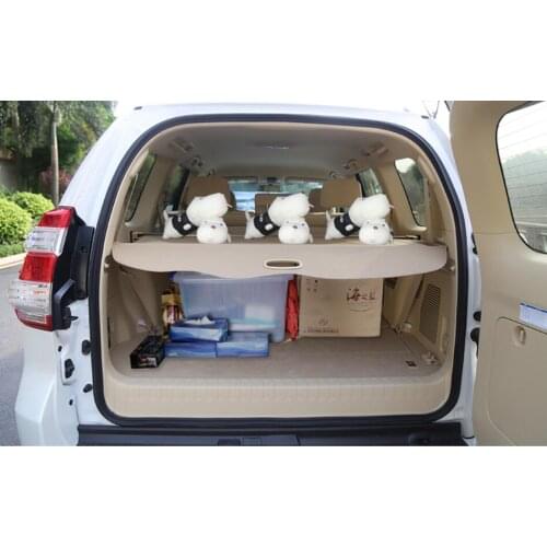 Car Rear Trunk Security Shield Cargo Cover Fit For TOYOTA Land Cruiser PRADO FJ150 150 2010-2019