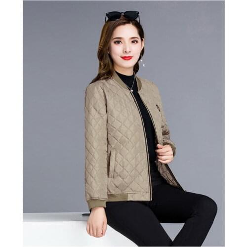 Womens Packable Puffer Jacket Female Lightweight Long-Sleeve Full-Zip Water-Resistant Casual Coat Spring and Autum
