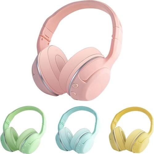 1pc Cute Adult style With Microphone Headset Wired Headset Pink Earphones Stereo Music Headphones Gaming Headphone For Girl Gift