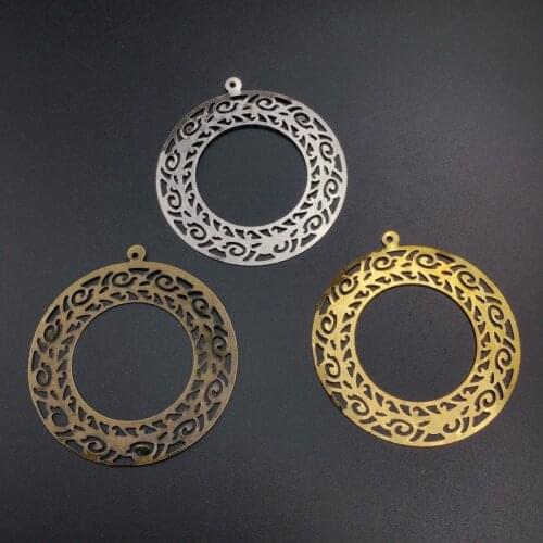 10Pcs Filigree flower Wraps Flower Metal Crafts Gift Decoration DIY Findings cosplay accessories