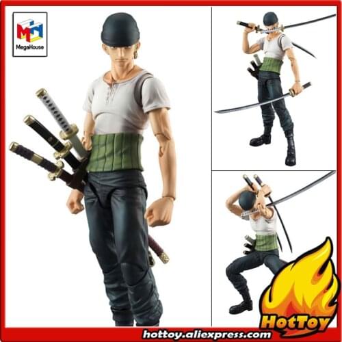 100% Original Megahouse Variable Action Heroes Action Figure - Roronoa Zoro PAST BLUE from "ONE PIECE"