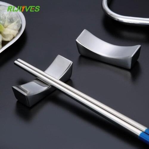 304 Stainless Steel Chopsticks Holder Storage Rack Stand hashi Chop Sticks Chopstick Chinese Style Gift Kitchen Tableware Tools