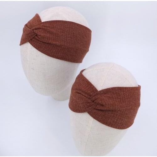 32pc/lot Mom Baby Headband Set Cross Knot Mommy and Me Hairbands For Women Girl Hair Accessories Parent-Child Knitted Headbands