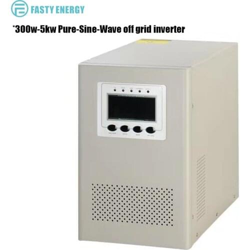 5000w Pure Sine Wave Inverter for Solar System Wind Generator system use off gri single phase 24v 48v 96v 110v with charger