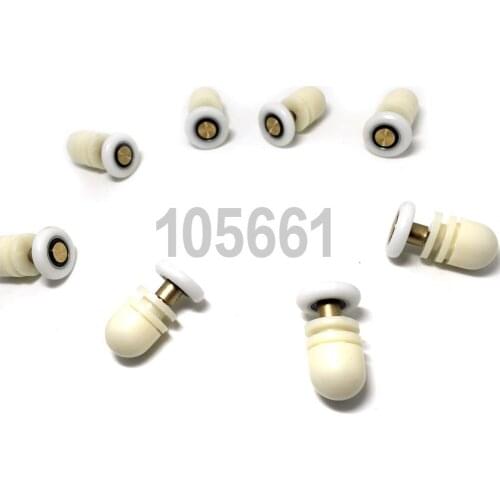 8PCS New Bathroom Steam Shower Door Pulleys Runners Rollers Single Wheels 25mm