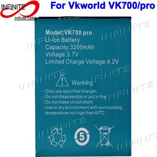 3200mAh For Vkworld VK700 Pro Battery for For Vkworld VK700 Batterie Bateria Accumulator AKKU