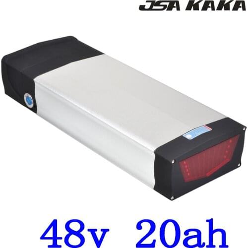 48V 20AH Battery 48Volt Lithium Battery 48V 1000W 750W 500W Ebike Battery 48V 13AH 15AH 18AH Electric Bike Battery+2A charger