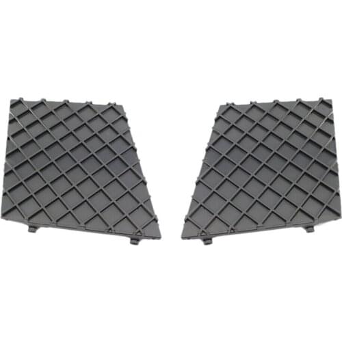 AL21 -Black Front Bumper Lower Mesh Grill Trim Cover Pair Left Right for BMW E60 E61 M