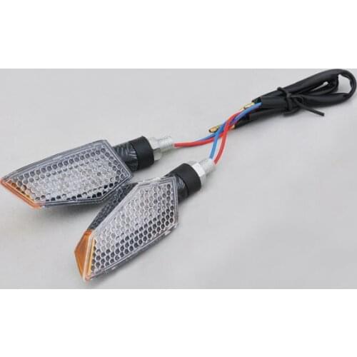 Free shipping 2 Pcs x 11 LED Motorcycle Turn Signal Light Lamp Orange New
