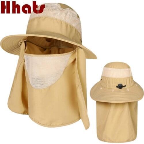 Quick dry fishing hat outdoor sports wide brim bucket hat waterproof fishermen sun hat women men beach panama sunhat dropship