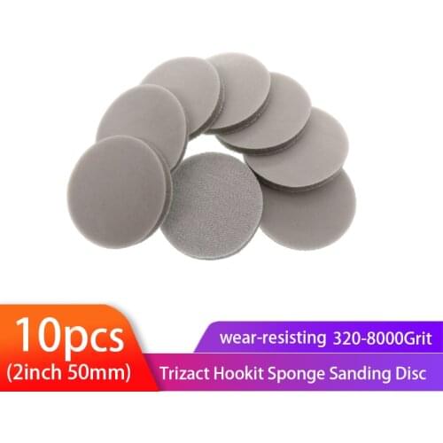 2" 50mm Trizact Hookit Foam Disc Wet & Dry Spong Sanding Disc 320-8000 Grit Polishing Buffer Sanding Paper Abrasive Tools