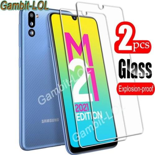 For Samsung Galaxy M21 2021 Edition Tempered Glass Protective ON SM-M215G 6.4Inch Screen Protector Smart Phone Cover Film