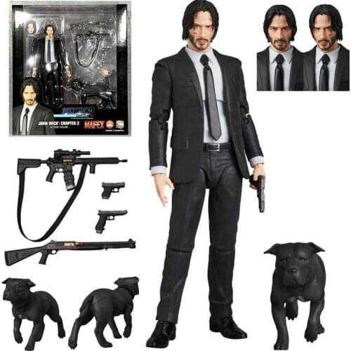 JOHN WICK Figure Mafex 085 Chapter 2 Action Figure Collectible Model Toy