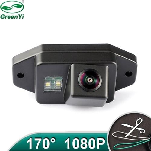 HD AHD 1080P 170 Deg Fisheye Lens Vehicle Reverse Backup Rear View Camera For Toyota Prado Land Cruiser 120