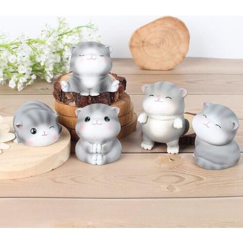 Personality Cute Pet Cat Decoration Cute Cat Girl Heart Cake Decoration Creative Home Decoration Car Decoration