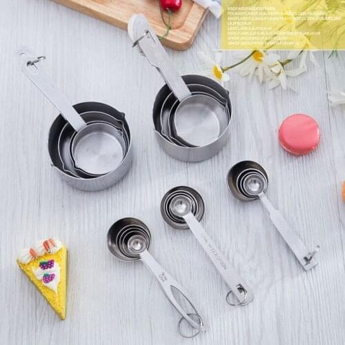 Thick high stainless steel baking coffee seasoning measuring spoon bean spoon milk tea coffee measuring spoon set