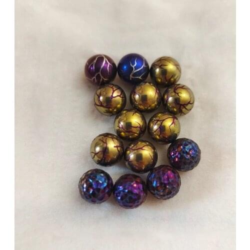 Mackwalker 4PCS High-precision Titanium Beads 8mm for Decompression Fingertip Spinner
