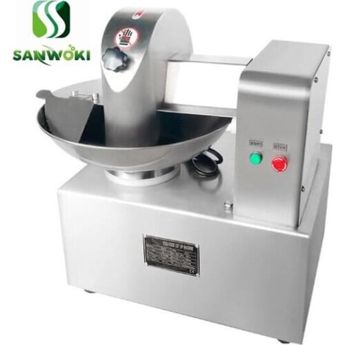 5L capacity chili grinder machine vegetable cutter machine Cutting and Mixing Machine Meat Bowl mincer Meat Bowl mincing Machine