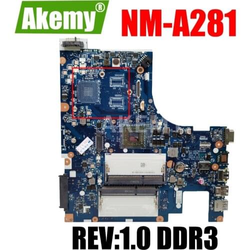 Akemy Laptop Motherboard For Lenovo G50 G50-45 A8-6410 CPU ACLU5 AULU6 NM-A281 REV:1.0 DDR3 MAIN BOARD Full tested