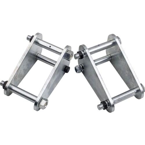 New Front Rear Extended Shackles 2" inch 50mm For Toyota Landcruiser 73 75 40 60 Series