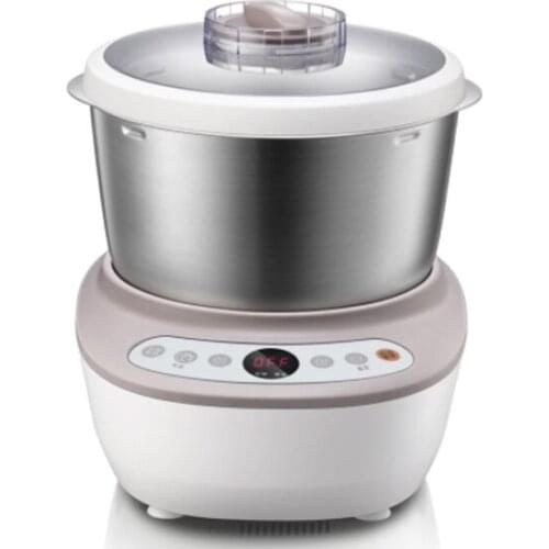 Mixer Multifunctional Stainless Steel Kneading Machine Commercial Household Kneading Machine 7L Capacity Automatic Flour ZG