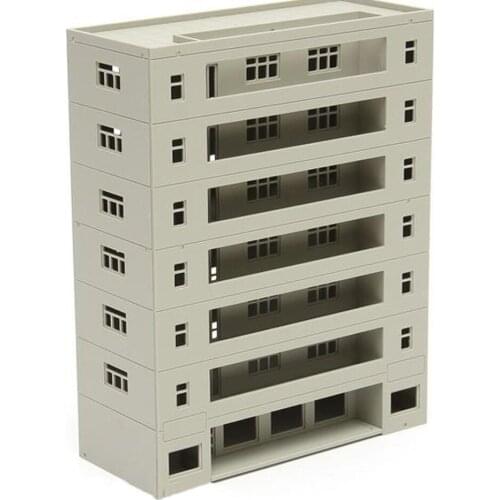 Model Building Material ABS School Teaching Building Model Sand Table Building Material DIY Production Assembled Building