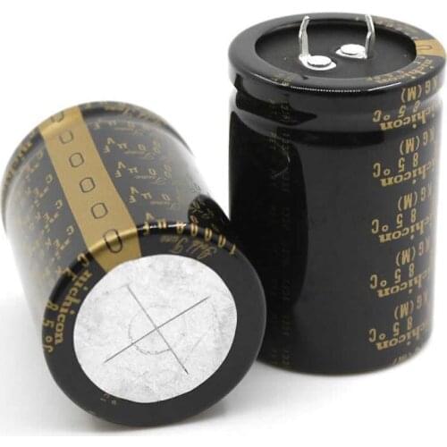 Original Nichicon KG series 10000uF 50V Type II audio electrolytic capacitor