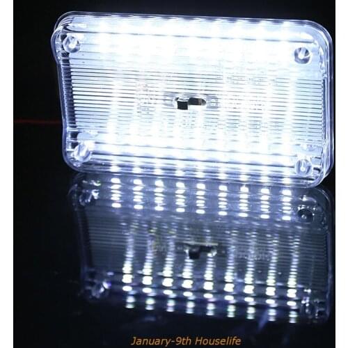 Ceiling Lamp LED Light 115 White 15mm 72 12V For Car 36 SMD Auto Dome Interior Rectangular