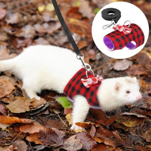 Pet Small Pet Squirrel Small Animal Hamster Harness Guinea Pig Ferret Harness And Leash Leash