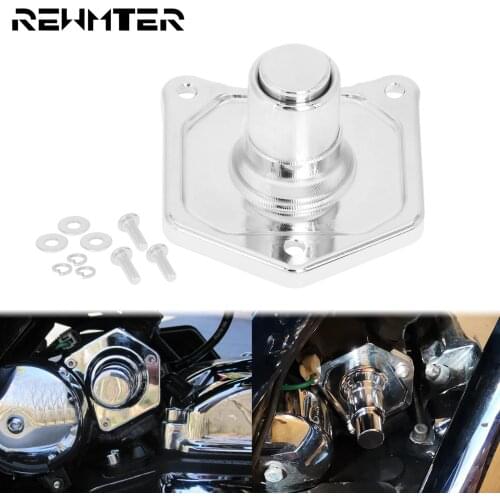 Motorcycle CNC Solenoid Cover Starter Push Button Chrome For Harley Dyna Sportster XL 883 1200 Touring EVO Twin Cam 1991-2018