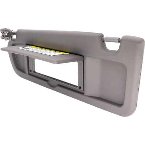 Front Left Driver Side Sun Visor Compatible with Honda Civic 2006-2011 Gray