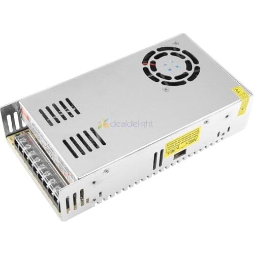Best quality 24V 15A 360W Switching Power Supply Driver for LED Strip AC 100-240V Input to DC 24V free shipping