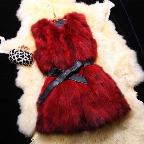 New genuine real natural raccoon fur vest women fashion fur jacket
