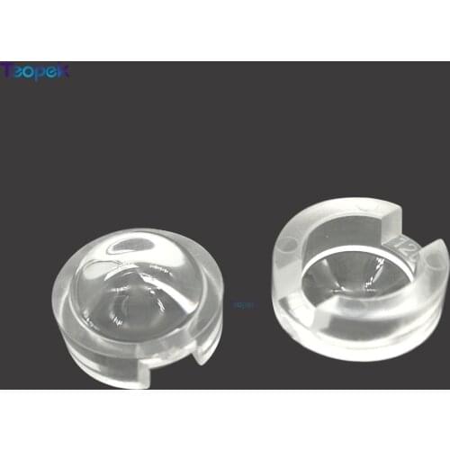 20pcs 13mm mini LED Lens 15 30 45 60 90 120 Degree No Need Holder For 1W 3W 5W High Power LED Diode Convex Reflector Collimator