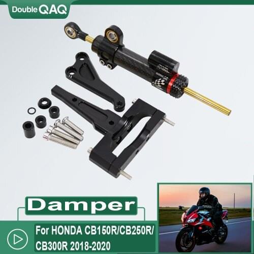 2018-2020 Motorcycle Steering Stabilizer Damper CB 300 R For HONDA CB300R Mounting Bracket Kit