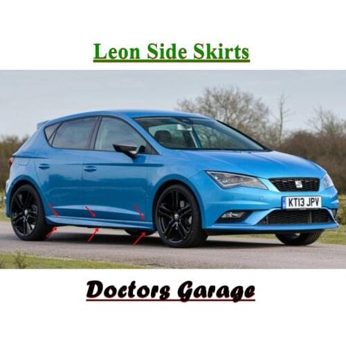 Seat Leon 2013 2014 2015 2016 2017 2018 2 Pcs Sill Side Skirt Bumper Attachment All Colors Trim Body Kit Lip Auto Car Accessory