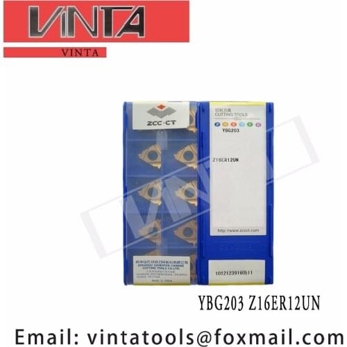 Free shipping high quality 10pcs/lots YBG203 Z16ER12UN cnc carbide threading inserts