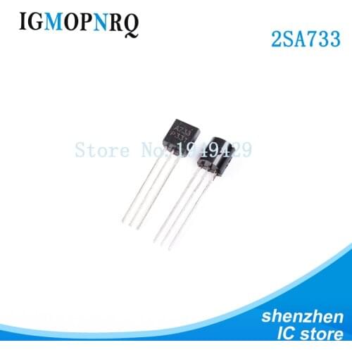 100PCS 2SA733 TO-92 A733 Bipolar junction transistor (BJT) PNP Transistor General Purpose New