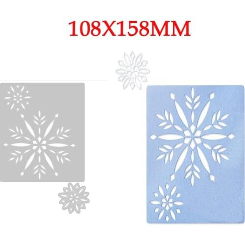 SNOWFLAKE Metal Cutting Dies Stencils for DIY Scrapbooking Handmade Greeting Card Craft Album Paper Christmas New Arrived 2021